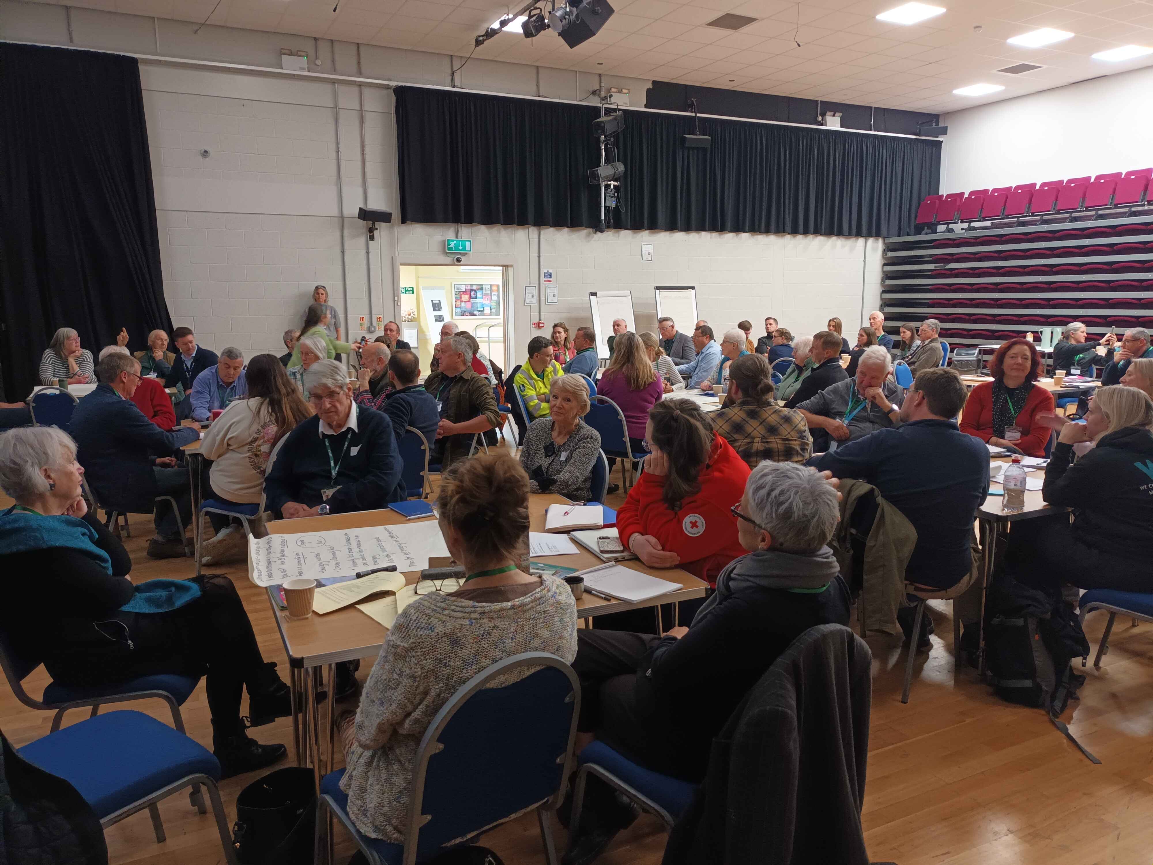 Delegates working on exercise Maple