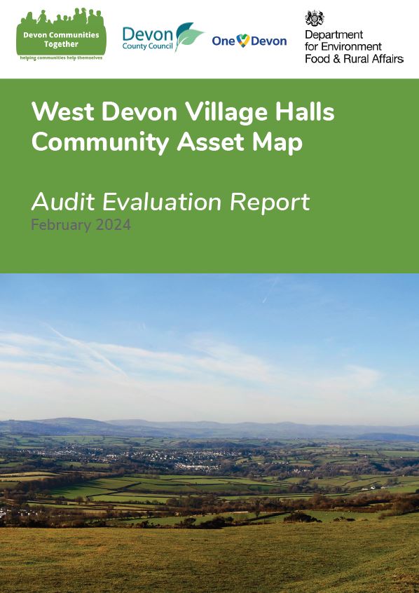 West Devon Village Halls audit report front cover image