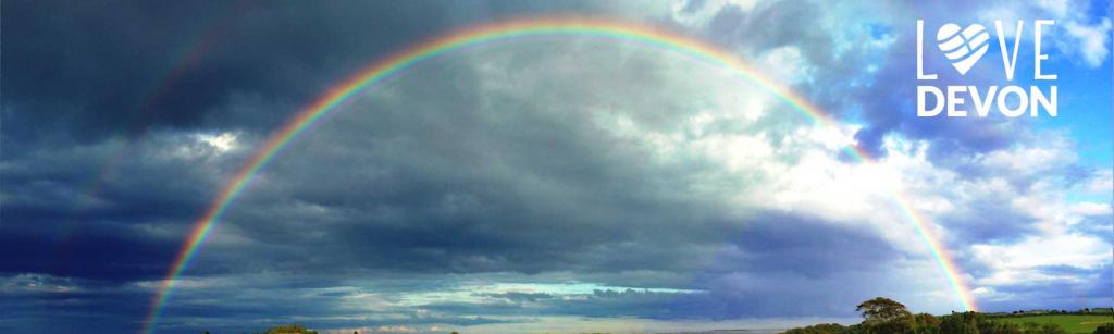 LOVE Devon rainbow