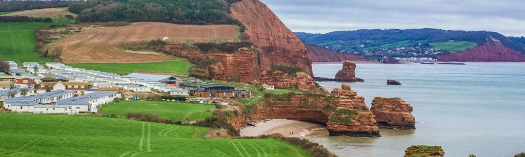 Rolling cliffs by the sea