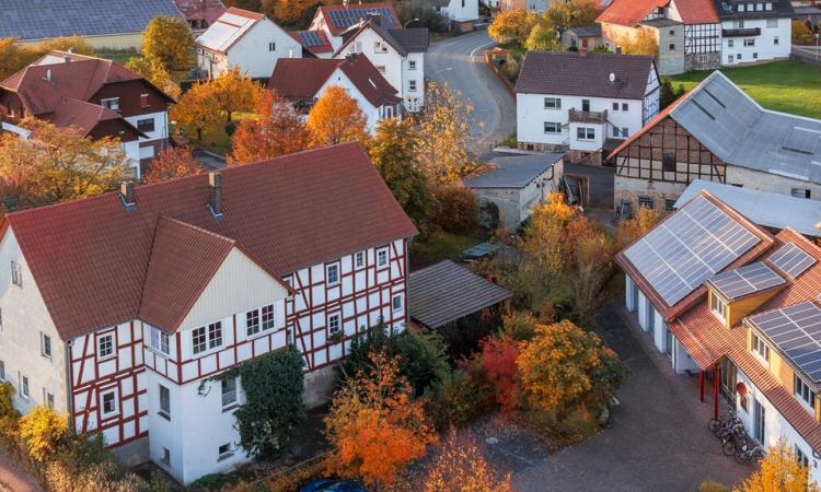 aerial village