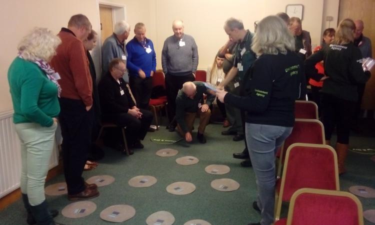 Camden Flu game at a previous Devon Community Resilience Event