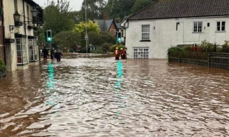 Flash flooding in Kenton