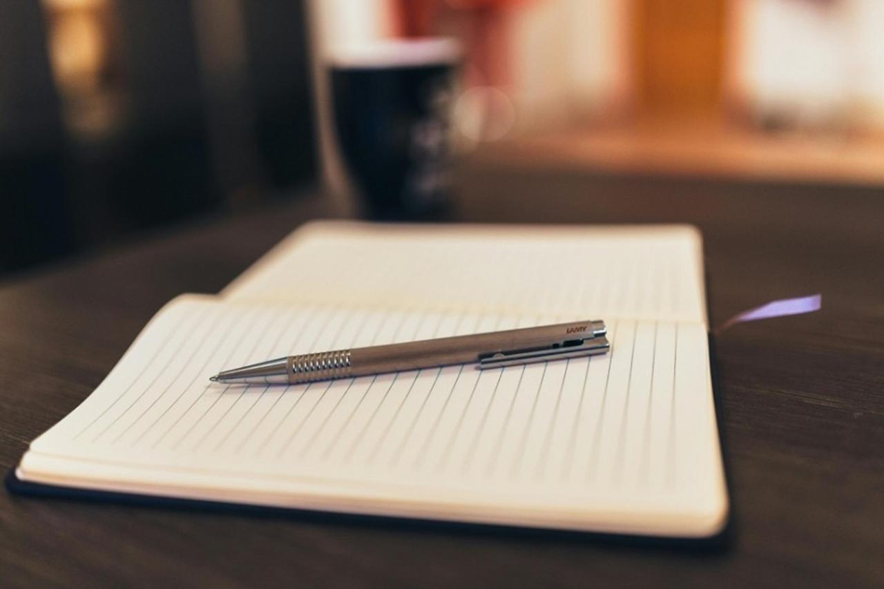 Pen and paper