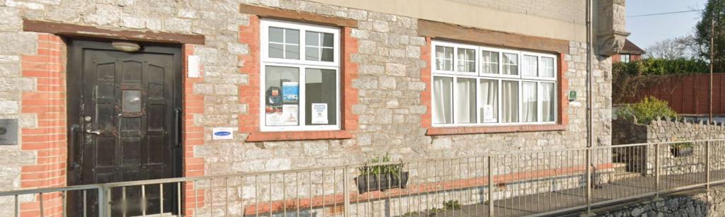 The entrance to Chudleigh Knighton Village Hall