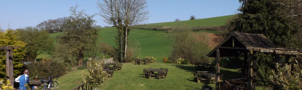 View from the Poachers Pub, Ide Devon