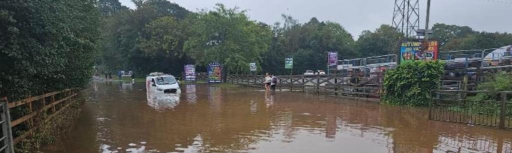 Flooding on Topsham Road
