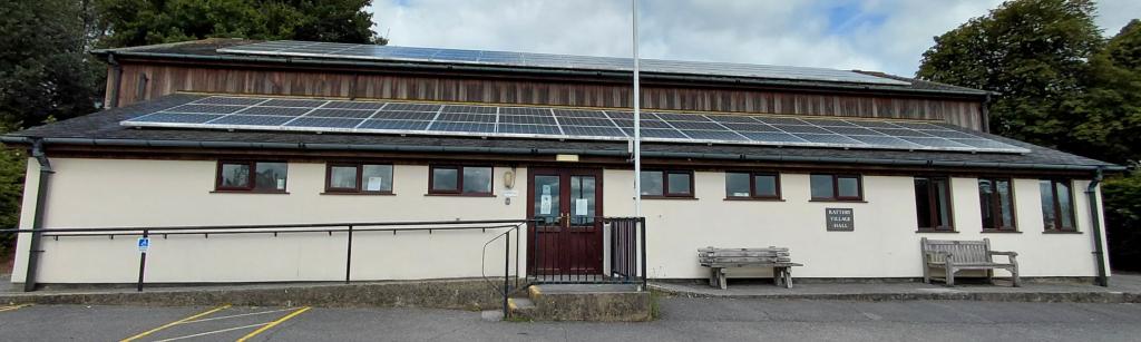 A photograph of the outside of Rattery Village Hall