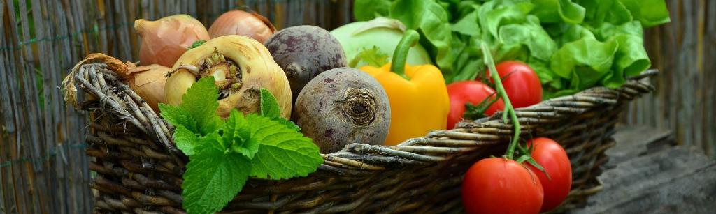 basket with food