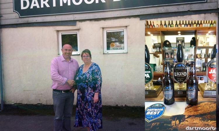 Richard Smith and Elaine Cook - Dartmoor Brewery and Devon Communities Together